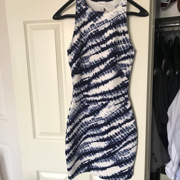 Dynamite- Bodycon Tie Dye Pattern Mini Dress - XS - Picture 1 of 8